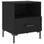 Mesitas de noche 2 uds madera ingeniería negro 40x35x47,5 cm de vidaXL, Mesitas de noche - Ref: Foro24-827439, Precio: 66,97 ...