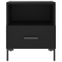 Mesitas de noche 2 uds madera ingeniería negro 40x35x47,5 cm de vidaXL, Mesitas de noche - Ref: Foro24-827439, Precio: 67,59 €