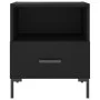Mesitas de noche 2 uds madera ingeniería negro 40x35x47,5 cm de vidaXL, Mesitas de noche - Ref: Foro24-827439, Precio: 66,97 ...