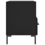 Mesitas de noche 2 uds madera ingeniería negro 40x35x47,5 cm de vidaXL, Mesitas de noche - Ref: Foro24-827439, Precio: 66,97 ...