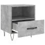 Nightstand 2 pcs concrete gray engineered wood 40x35x47.5cm by vidaXL, Nightstands - Ref: Foro24-827429, Price: 68,15 €, Disc...