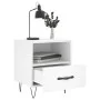 Mesitas de noche 2 uds madera ingeniería blanco 40x35x47,5 cm de vidaXL, Mesitas de noche - Ref: Foro24-827421, Precio: 70,29...