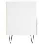 Mesitas de noche 2 uds madera ingeniería blanco 40x35x47,5 cm de vidaXL, Mesitas de noche - Ref: Foro24-827421, Precio: 70,29...