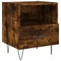 Engineered smoked oak wood bedside table 40x35x47.5 cm by vidaXL, Nightstands - Ref: Foro24-827430, Price: 40,00 €, Discount: %