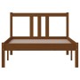 Honey brown solid wood bed frame 90x200 cm by vidaXL, Beds and slatted bases - Ref: Foro24-814872, Price: 78,06 €, Discount: %
