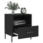 Nachttische 2 Stück, schwarzes Holzwerkstoff, 40 x 35 x 47,5 cm von vidaXL, Nachttische - Ref: Foro24-827455, Preis: 85,00 €,...