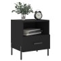 Nachttische 2 Stück, schwarzes Holzwerkstoff, 40 x 35 x 47,5 cm von vidaXL, Nachttische - Ref: Foro24-827455, Preis: 86,08 €,...