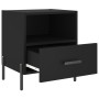 Nachttische 2 Stück, schwarzes Holzwerkstoff, 40 x 35 x 47,5 cm von vidaXL, Nachttische - Ref: Foro24-827455, Preis: 86,08 €,...