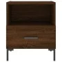 Bedside table 2 units engineered wood brown oak 40x35x47.5 cm by vidaXL, Nightstands - Ref: Foro24-827451, Price: 58,78 €, Di...
