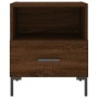 Nachttisch 2 Stk. Ingenieurholz braune Eiche 40x35x47,5 cm von vidaXL, Nachttische - Ref: Foro24-827451, Preis: 58,78 €, Raba...