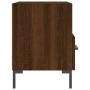 Nachttisch 2 Stk. Ingenieurholz braune Eiche 40x35x47,5 cm von vidaXL, Nachttische - Ref: Foro24-827451, Preis: 58,78 €, Raba...
