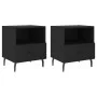Mesitas de noche 2 uds madera ingeniería negro 40x35x47,5 cm de vidaXL, Mesitas de noche - Ref: Foro24-827471, Precio: 60,33 ...