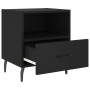 Mesitas de noche 2 uds madera ingeniería negro 40x35x47,5 cm de vidaXL, Mesitas de noche - Ref: Foro24-827471, Precio: 71,64 €