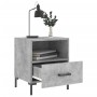 Bedside table 2 units in gray concrete engineered wood 40x35x47.5cm by vidaXL, Nightstands - Ref: Foro24-827445, Price: 58,99...