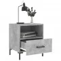 Bedside table 2 units in gray concrete engineered wood 40x35x47.5cm by vidaXL, Nightstands - Ref: Foro24-827445, Price: 58,33...