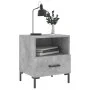 Bedside table 2 units in gray concrete engineered wood 40x35x47.5cm by vidaXL, Nightstands - Ref: Foro24-827445, Price: 58,33...