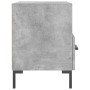 Bedside table 2 units in gray concrete engineered wood 40x35x47.5cm by vidaXL, Nightstands - Ref: Foro24-827445, Price: 58,99...