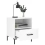 Mesitas de noche 2 uds madera ingeniería blanco 40x35x47,5 cm de vidaXL, Mesitas de noche - Ref: Foro24-827437, Precio: 81,36...
