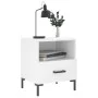 Mesitas de noche 2 uds madera ingeniería blanco 40x35x47,5 cm de vidaXL, Mesitas de noche - Ref: Foro24-827437, Precio: 81,36...