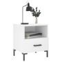 Mesitas de noche 2 uds madera ingeniería blanco 40x35x47,5 cm de vidaXL, Mesitas de noche - Ref: Foro24-827437, Precio: 82,36...