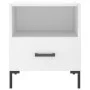 Mesitas de noche 2 uds madera ingeniería blanco 40x35x47,5 cm de vidaXL, Mesitas de noche - Ref: Foro24-827437, Precio: 81,36...