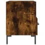 Nachttisch aus geräuchertem Eichenholzwerkstoff, 40 x 35 x 47,5 cm von vidaXL, Nachttische - Ref: Foro24-827446, Preis: 33,35...