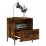 Nachttisch aus geräuchertem Eichenholzwerkstoff, 40 x 35 x 47,5 cm von vidaXL, Nachttische - Ref: Foro24-827446, Preis: 33,35...