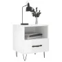 Nightstand 2 pcs glossy white engineered wood 40x35x47.5cm by vidaXL, Nightstands - Ref: Foro24-827425, Price: 61,94 €, Disco...
