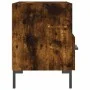 Mesita noche 2 uds madera ingeniería roble ahumado 40x35x47,5cm de vidaXL, Mesitas de noche - Ref: Foro24-827447, Precio: 58,...