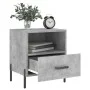 Mesita noche 2 uds madera ingeniería gris hormigón 40x35x47,5cm de vidaXL, Mesitas de noche - Ref: Foro24-827461, Precio: 68,...