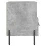 Mesita noche 2 uds madera ingeniería gris hormigón 40x35x47,5cm de vidaXL, Mesitas de noche - Ref: Foro24-827461, Precio: 68,...