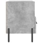 Mesita noche 2 uds madera ingeniería gris hormigón 40x35x47,5cm de vidaXL, Mesitas de noche - Ref: Foro24-827461, Precio: 68,...