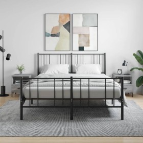 Nightstands 2 pcs Sonoma gray engineered wood 40x35x47.5 cm by vidaXL, Nightstands - Ref: Foro24-827449, Price: 60,90 €, Disc...