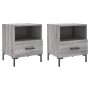 Nachttische 2 Stk. Sonomagraues Holzwerkstoff 40x35x47,5 cm von vidaXL, Nachttische - Ref: Foro24-827449, Preis: 60,90 €, Rab...