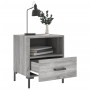 Nachttische 2 Stk. Sonomagraues Holzwerkstoff 40x35x47,5 cm von vidaXL, Nachttische - Ref: Foro24-827449, Preis: 60,90 €, Rab...