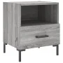 Mesitas noche 2 uds madera ingeniería gris Sonoma 40x35x47,5 cm de vidaXL, Mesitas de noche - Ref: Foro24-827449, Precio: 60,...