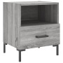 Nachttische 2 Stk. Sonomagraues Holzwerkstoff 40x35x47,5 cm von vidaXL, Nachttische - Ref: Foro24-827449, Preis: 60,90 €, Rab...