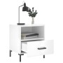 Nightstand 2 pcs glossy white engineered wood 40x35x47.5cm by vidaXL, Nightstands - Ref: Foro24-827441, Price: 64,69 €, Disco...