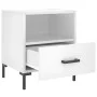 Mesita noche 2 uds madera ingeniería blanco brillo 40x35x47,5cm de vidaXL, Mesitas de noche - Ref: Foro24-827441, Precio: 64,...