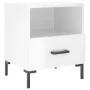 Nightstand 2 pcs glossy white engineered wood 40x35x47.5cm by vidaXL, Nightstands - Ref: Foro24-827441, Price: 64,17 €, Disco...
