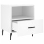 Nachttische 2 Stück, Holzwerkstoff, weiß, 40 x 35 x 47,5 cm von vidaXL, Nachttische - Ref: Foro24-827469, Preis: 83,31 €, Rab...