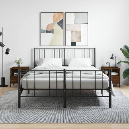 Nachttisch, 2 Stück, Eichenbraun, Holzwerkstoff, 40 x 35 x 47,5 cm von vidaXL, Nachttische - Ref: Foro24-827467, Preis: 63,85...