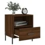 Mesita noche 2 uds madera ingeniería marrón roble 40x35x47,5 cm de vidaXL, Mesitas de noche - Ref: Foro24-827467, Precio: 63,...