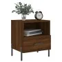 Mesita noche 2 uds madera ingeniería marrón roble 40x35x47,5 cm de vidaXL, Mesitas de noche - Ref: Foro24-827467, Precio: 63,...
