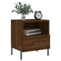 Nachttisch, 2 Stück, Eichenbraun, Holzwerkstoff, 40 x 35 x 47,5 cm von vidaXL, Nachttische - Ref: Foro24-827467, Preis: 63,85...