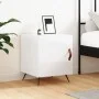 Glänzend weißer Nachttisch aus Holzwerkstoff, 40 x 40 x 50 cm von vidaXL, Nachttische - Ref: Foro24-827504, Preis: 36,61 €, R...