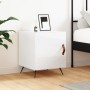 Glossy white engineered wood bedside table 40x40x50 cm by vidaXL, Nightstands - Ref: Foro24-827504, Price: 37,01 €, Discount: %