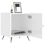 Glänzend weißer Nachttisch aus Holzwerkstoff, 40 x 40 x 50 cm von vidaXL, Nachttische - Ref: Foro24-827504, Preis: 37,01 €, R...