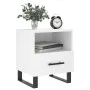 Mesitas de noche 2 uds madera ingeniería blanco 40x35x47,5 cm de vidaXL, Mesitas de noche - Ref: Foro24-827485, Precio: 86,47...