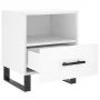 Mesitas de noche 2 uds madera ingeniería blanco 40x35x47,5 cm de vidaXL, Mesitas de noche - Ref: Foro24-827485, Precio: 86,47...